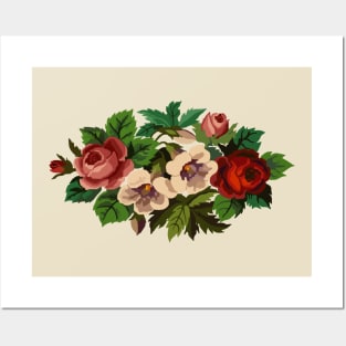 Victorian Roses #1 Posters and Art